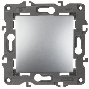 ЭРА 14 Elegance мех. выкл. СУ 1 кл. 10А,250В, алюминий 14-1101-03 автоклеммы 3257