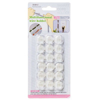 Крючки для проводов 18шт на блистере самоклеящиеся силиконовые NA2353 (480)