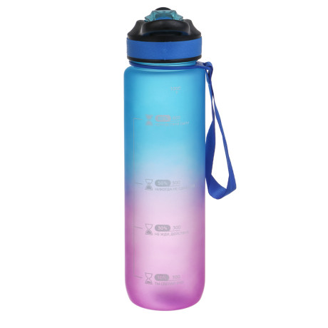 Бутылка спортивная тм BY SPORT, 1000мл, PC, 3 цвета