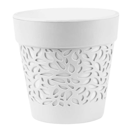 Кашпо Блоссом 1,5л Белый/Белый КШ-0492 х16