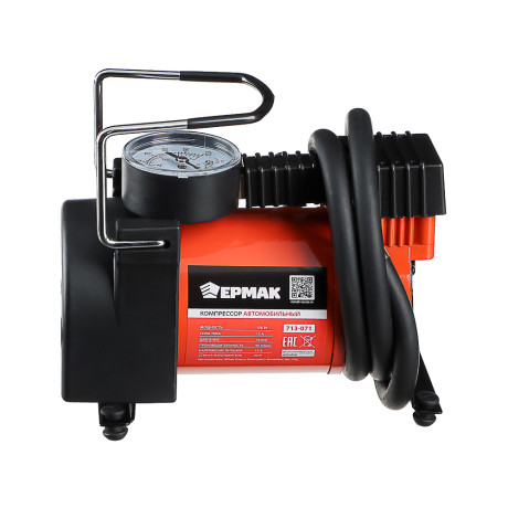 ЕРМАК Компрессор автомобильный АС-580, тип Торнадо ОPTIMA, в сумке, 45л/мин, 150Вт