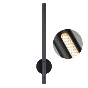 ODEON LIGHT 6643/10WL HIGHTECH ODL24 черн Бра (выкл. на корпусе) IP20 LED 12W 3000K 220V MALI