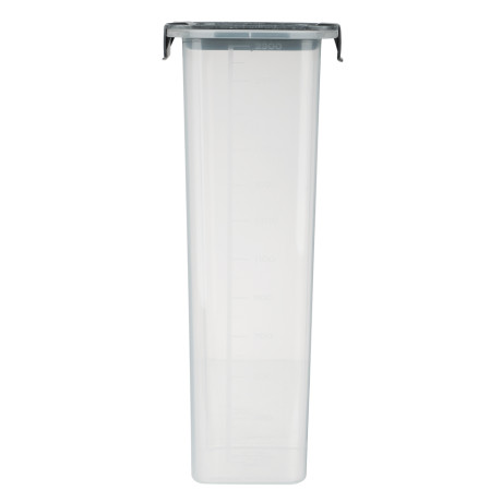 Контейнер герметичный с защелками для сыпучих продуктов 2300мл, пластик