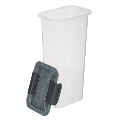 Контейнер герметичный с защелками для сыпучих продуктов 2300мл, пластик