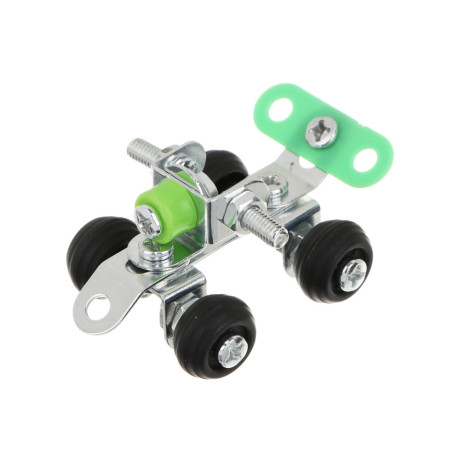 ИГРОЛЕНД Конструктор металлический, 38-48 деталей, металл, РР, 10х3х13,3см, 5 дизайнов