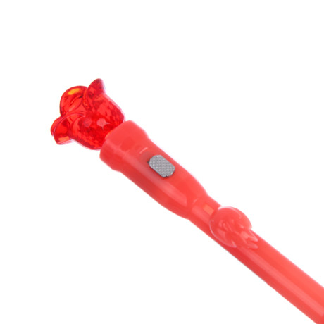 Ручка шариковая синяя с LED подсветкой "Love", 4 вида, шоу-бокс