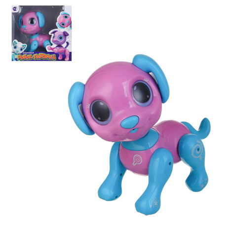 ИГРОЛЕНД Игрушка интерактивная робот-питомец, движ., звук,свет, 3ААА, ABS, 20х20х12см, 3 дизайна