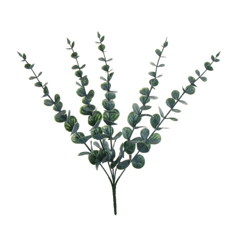LADECOR Цветок искусственный эвкалипт, 40 см, пластик