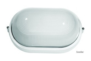 Camelion 1202S C01 св-к влагозащит. баня/сауна 130° IP54 100W E27 овал белый НБП 04-100-001 УХЛ1