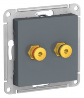 Systeme Electric AtlasDesign мех. аудио роз. СУ 2 мест. грифель ATN000787 (5!)