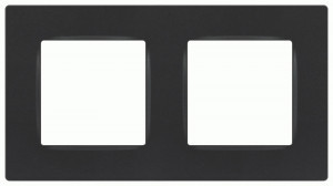 ЭРА 12 рамка СУ 2 мест. Классик, графит 12-5202-12