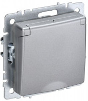 IEK BRITE мех. роз. СУ земля(штор, крыш.) 16А IP20 РСбш10-3-БрА алюминий BR-R16-16-K47