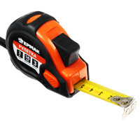 ЕРМАК Рулетка &quot;Магнит&quot;, 3 фиксатора, обрезин. корпус, 3мх16мм