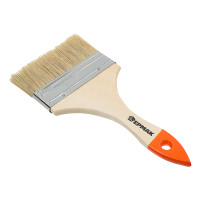 ЕРМАК Кисть малярная плоская &quot;Бейсик&quot; нат. щетина 4&quot; (100мм)