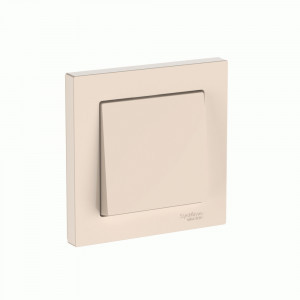 Systeme Electric ATLASDESIGN выкл. СУ 1 кл. 10А (автоклеммы) БЕЖЕВЫЙ ATN000212S (15!)