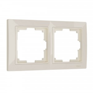 Werkel рамка СУ 2 мест. Snabb Basiс (слоновая кость, basiс) WL03-Frame-02/W0022003 a036631/a051307