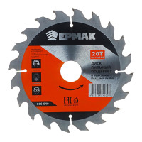 ЕРМАК Диск пильный по дереву 180х30-20-16 z20,быстрый рез