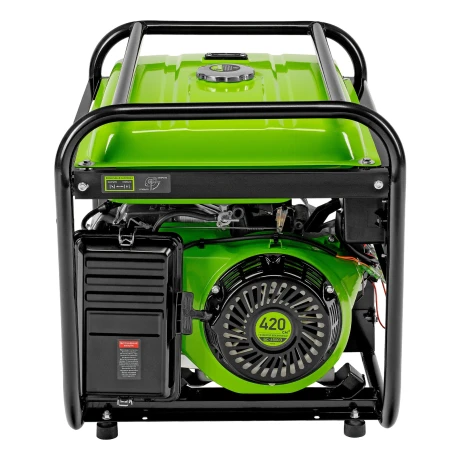 Генератор бензиновый БС-6500Э, 5.5 кВт, 230В, четырехтактный, 25 л, электростартер Сибртех