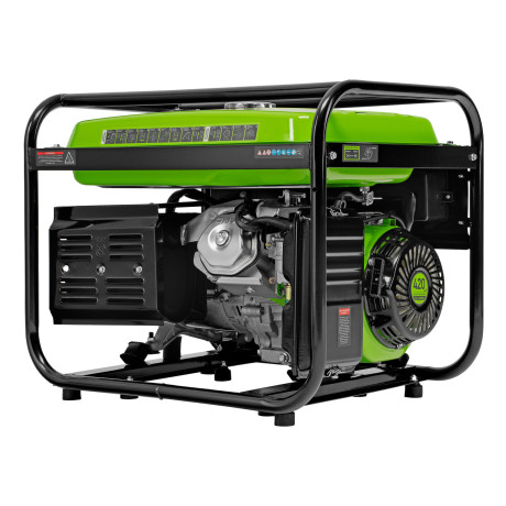 Генератор бензиновый БС-6500Э, 5.5 кВт, 230В, четырехтактный, 25 л, электростартер Сибртех