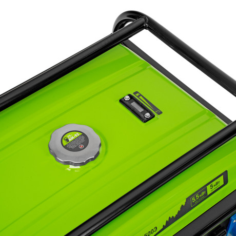 Генератор бензиновый БС-6500Э, 5.5 кВт, 230В, четырехтактный, 25 л, электростартер Сибртех