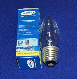 "Космос B35 E27 60W свеча прозрачная