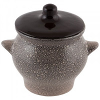 Горшок д/жаркого, 0,65л, 12*12см(кратность 18!!!) керамика 6704