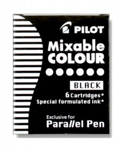 Чернила Чернильный картридж PILOT Parallel Pen черные 6 шт/уп IC-P3-S6 B 1006829