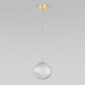 TK Lighting св-к подвесной 1x8W G9 IP20 зол/прозр. 210x210x2140 4609 Cadix Gold Умный дом a065192
