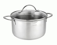 Кастрюля нерж сталь с крышкой Авелина 2,2л, стенки 0,5мм, индукция TR-17252 Taller