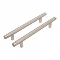 Ручка-рейлинг мебельная 128 AP2308-128 SN сатин 2шт (цена за пару (15, 150) StahlBuro