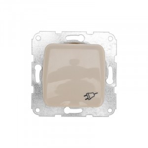 KRANZ DEA мех. роз. 1 мест. СУ земля, керамика, крышка 16А Беж KR-78-0246