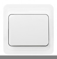 Smartbuy Марс выкл. СУ 1 кл. 10А белый  (SBE-02w-10-SW1-0)