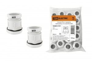 TDM Сальник PGL 21 диаметр проводника 14-15 мм IP54 (100!) SQ0805-0104