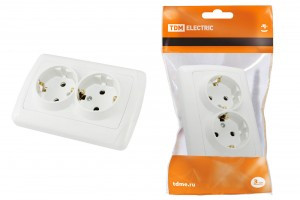 TDM Онега роз. СУ 2 мест. 10А бел. (земля) (10!) SQ1805-0018