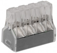 IEK строительно-монтажная клемма СМК 773-328 сервая (4 шт/упак)