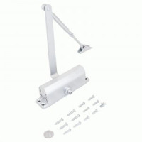 NOTEDO Доводчик дверной DC-090 SILVER до 90 кг сереб. (10)