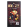 LDGames Набор игр 3 в 1 (шашки, шахматы, нарды) дерево, 29x29см, арт.2115