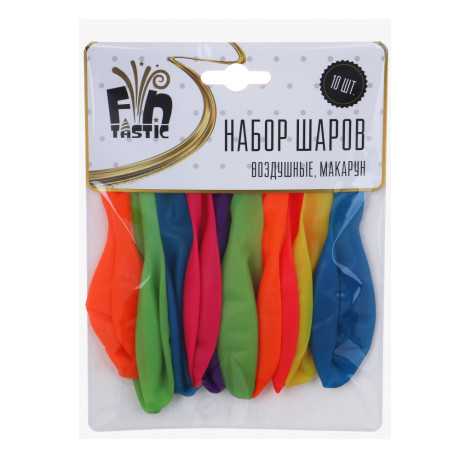 FNtastic Набор хрустальных воздушных шаров, 10 шт, 12" цвета макарун