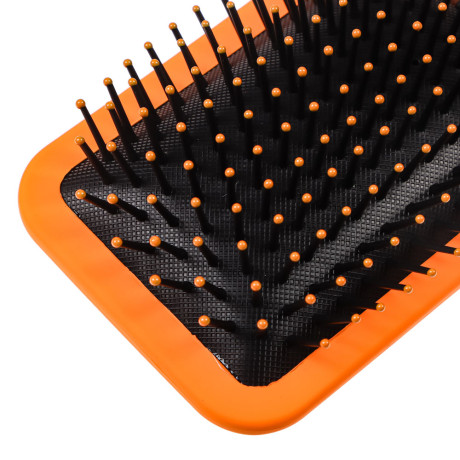 Расческа массажная тм ЮНИLOOK, пластик, силикон, 25,5см, 2 цвета