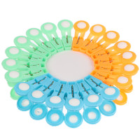 VETTA Набор прищепок 20шт, &quot;Солнце&quot; пластик, 3 цвета