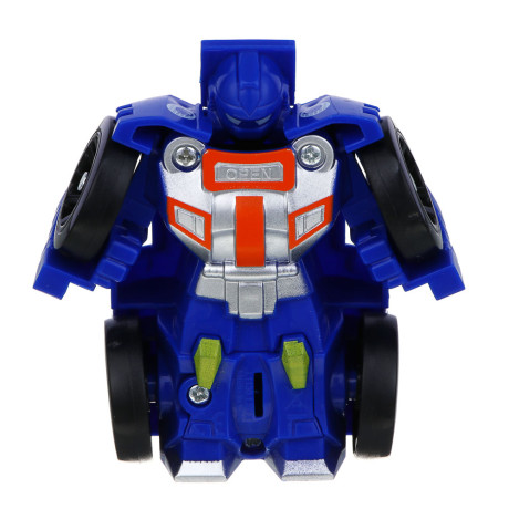 ИГРОЛЕНД Робот маленький, трансформируется в машину, ABS, 20х4,5х13, 4 диз.
