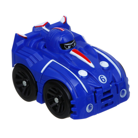 ИГРОЛЕНД Робот маленький, трансформируется в машину, ABS, 20х4,5х13, 4 диз.