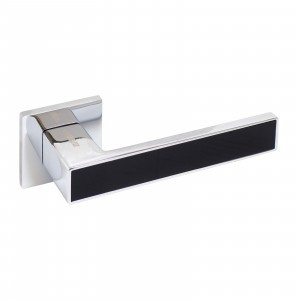 АЛЛЮР АРТ Комплект ручек "ЛАНА" CP/BL (86215) хром/чёрный ЗАЩИТ.ПЛЕНКА (20)