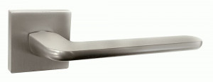 Ручка дверная компл.квадрат.основ. РЕНЦ Лана никель супер матовый INDH 95-03 MSN