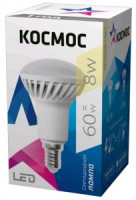 Космос R50 E14 8W (600lm) 3000K 2K матов. 86x50 Lksm_LED8wR50E1430