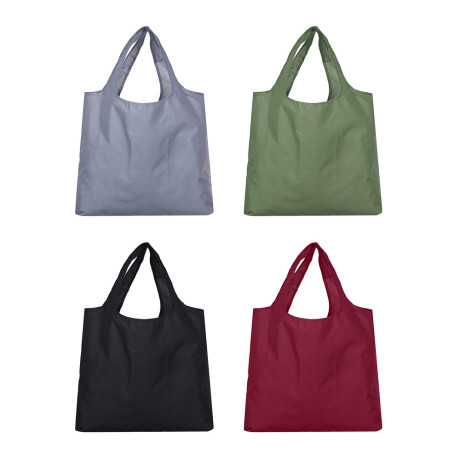 Сумка хозяйственная складная тм VETTA, водонепроницаемая, полиэстер, 53х64х10см, до 15кг, 4 цвета