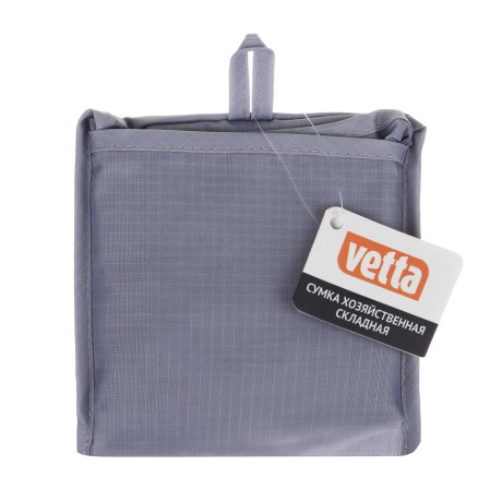 Сумка хозяйственная складная тм VETTA, водонепроницаемая, полиэстер, 53х64х10см, до 15кг, 4 цвета