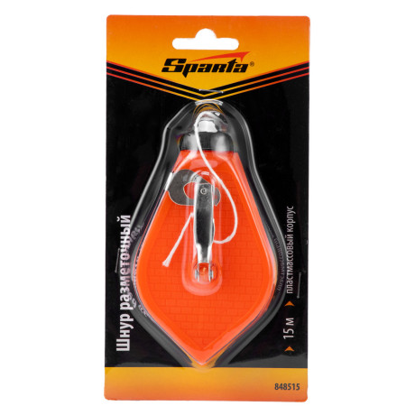 Шнур разметочный, 15 м, пластмассовый корпус Sparta