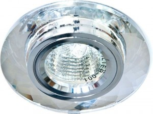 Feron св-к потолочный, MR16 G5.3 серебро + серебро, 8050-2 18643