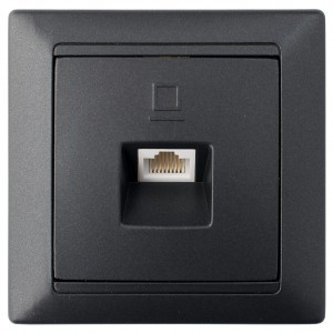 Bylectrica СТИЛЬ Роз. компьютерная черный графит, (РК18-006 черный графит)